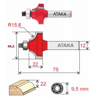 Фреза Атака кромочная калевочная D44.5/ф12/H22 (8140990)